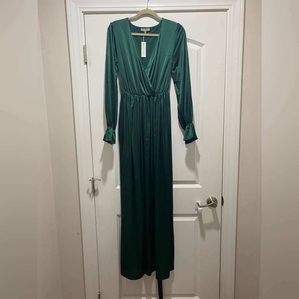 Baltic Born Dress NWT size XL emerald satin